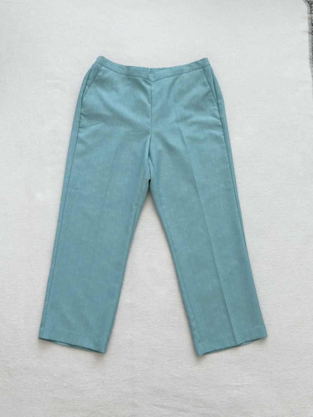 Alfred Dunner Pull On Ankle Pants Size 14 Business Casual Office